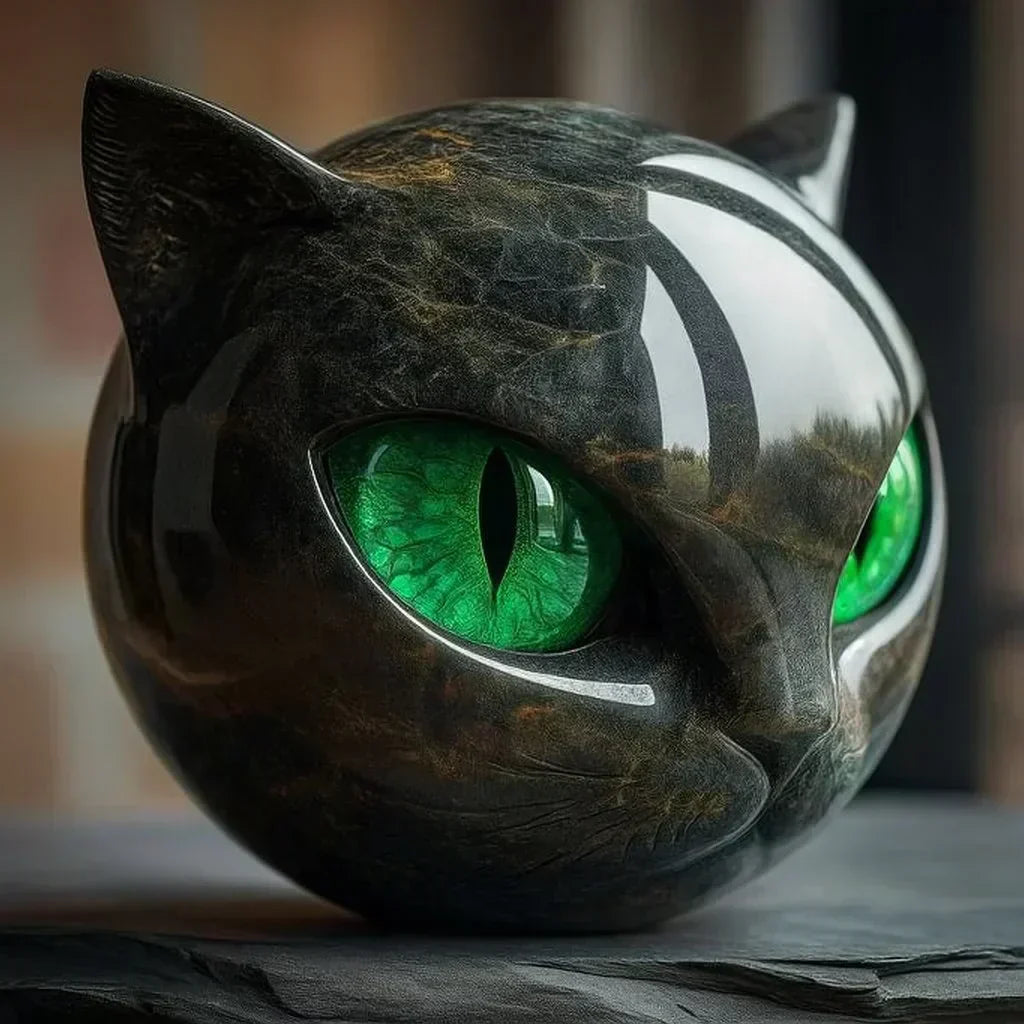 Elvianne | Mystical Cat Head Sculpture Last day 80% off!
