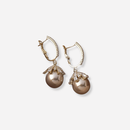 Malia Drop Earrings with Pearl | Last Day 80% Off!
