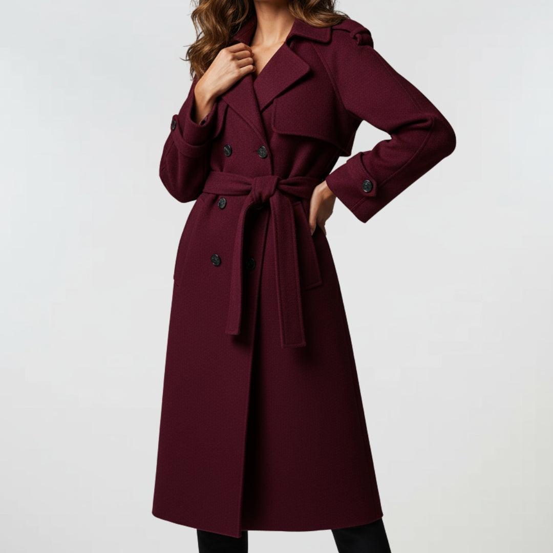 Rowenleigh | Longline Wool Overcoat | Last Day 80% Off!