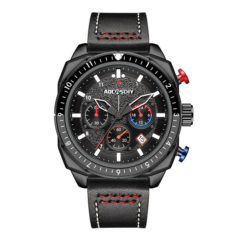 Luxury Quartz Sport Chronograph Watch™ - Wilson | Last Day 80% Off!