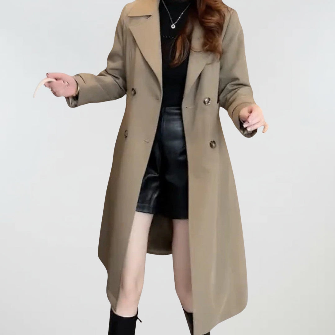 Rosehaven | Classic Longline Trench Coat | Last Day 80% Off!