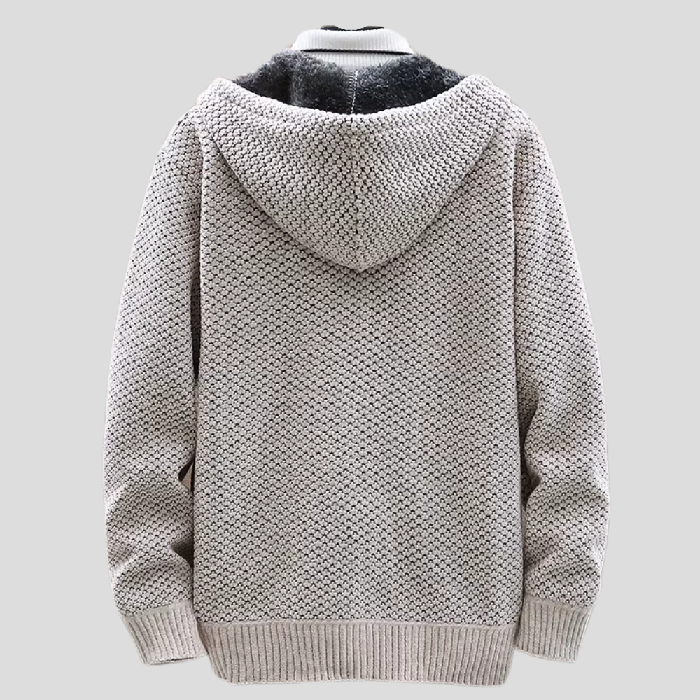 Kelvin - Nordic Knit Hoodie | Last Day 80% Off!
