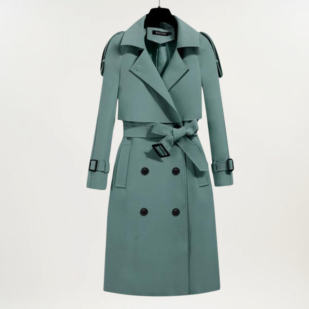 Ashbury | Longline Trench Coat | Last Day 80% Off!