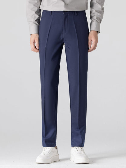 Shirt with long sleeves, stripes, and buttons & slim fit tapered trousers | Last day 80% off!