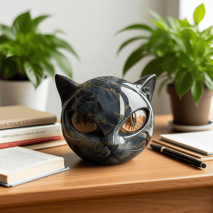 Elvianne | Mystical Cat Head Sculpture Last day 80% off!