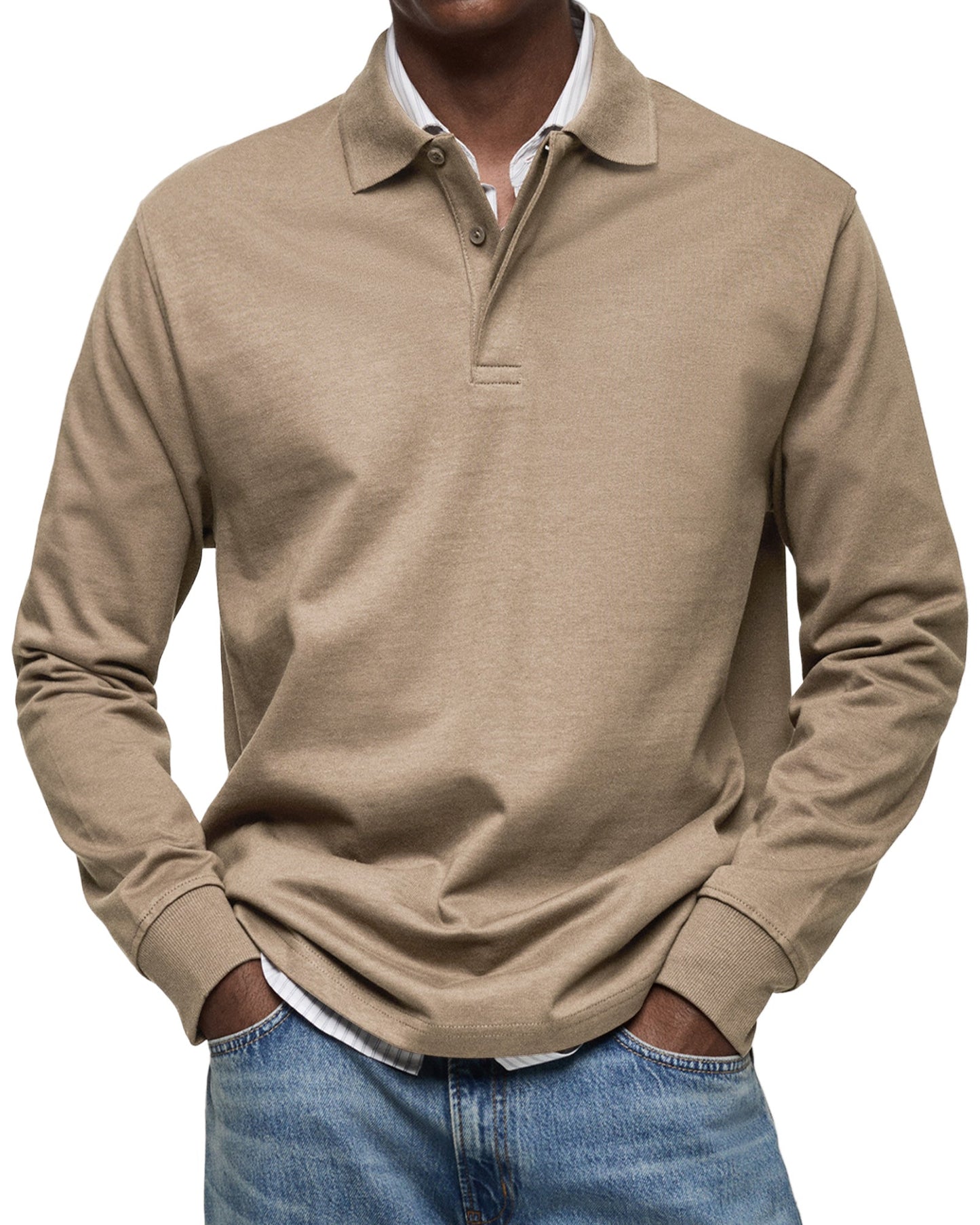 Marconelli | Luxury Polo With Long Sleeves | Last Day 80% Off!