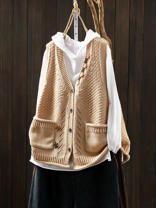 FLORIANNE™ - Knitted Vest | Last Day 80% Off!