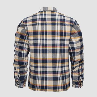 Luke - Checkered Bomber Jacket | Last Day 80% Off!