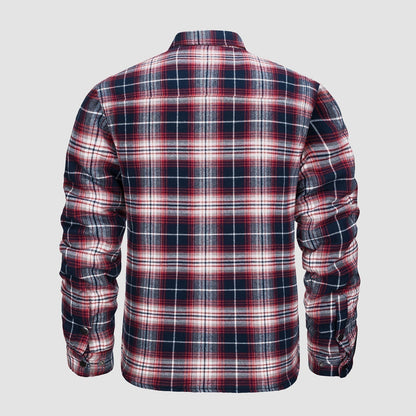 Luke - Checkered Bomber Jacket | Last Day 80% Off!