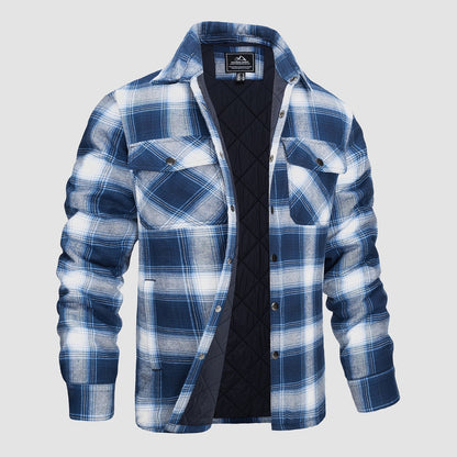 Luke - Checkered Bomber Jacket | Last Day 80% Off!