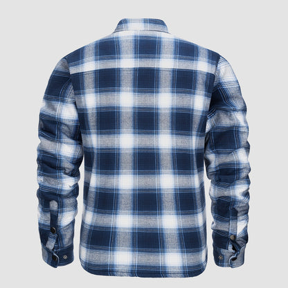 Luke - Checkered Bomber Jacket | Last Day 80% Off!