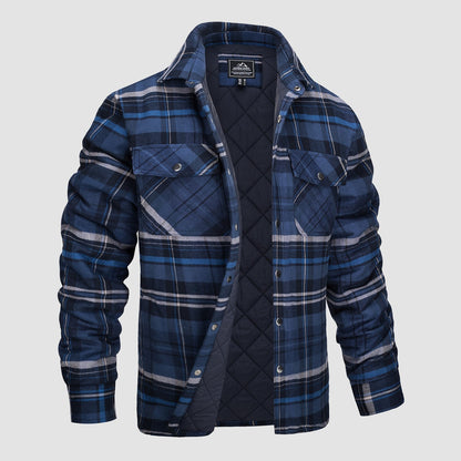 Luke - Checkered Bomber Jacket | Last Day 80% Off!