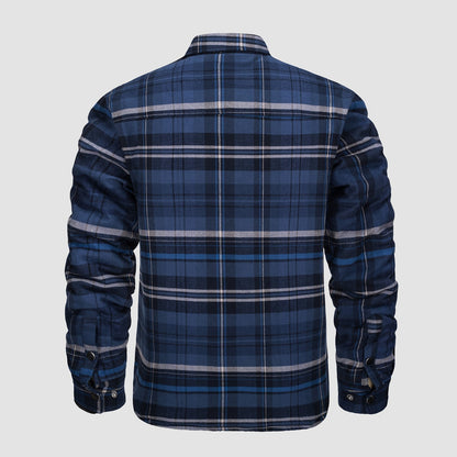 Luke - Checkered Bomber Jacket | Last Day 80% Off!