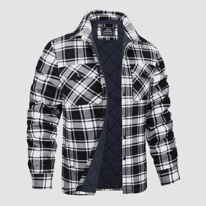 Luke - Checkered Bomber Jacket | Last Day 80% Off!