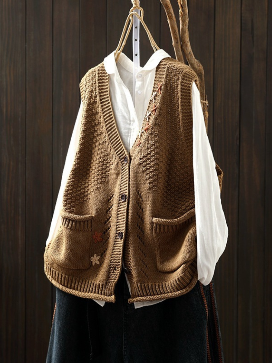 FLORIANNE™ - Knitted Vest | Last Day 80% Off!