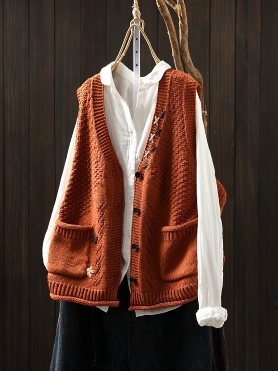FLORIANNE™ - Knitted Vest | Last Day 80% Off!