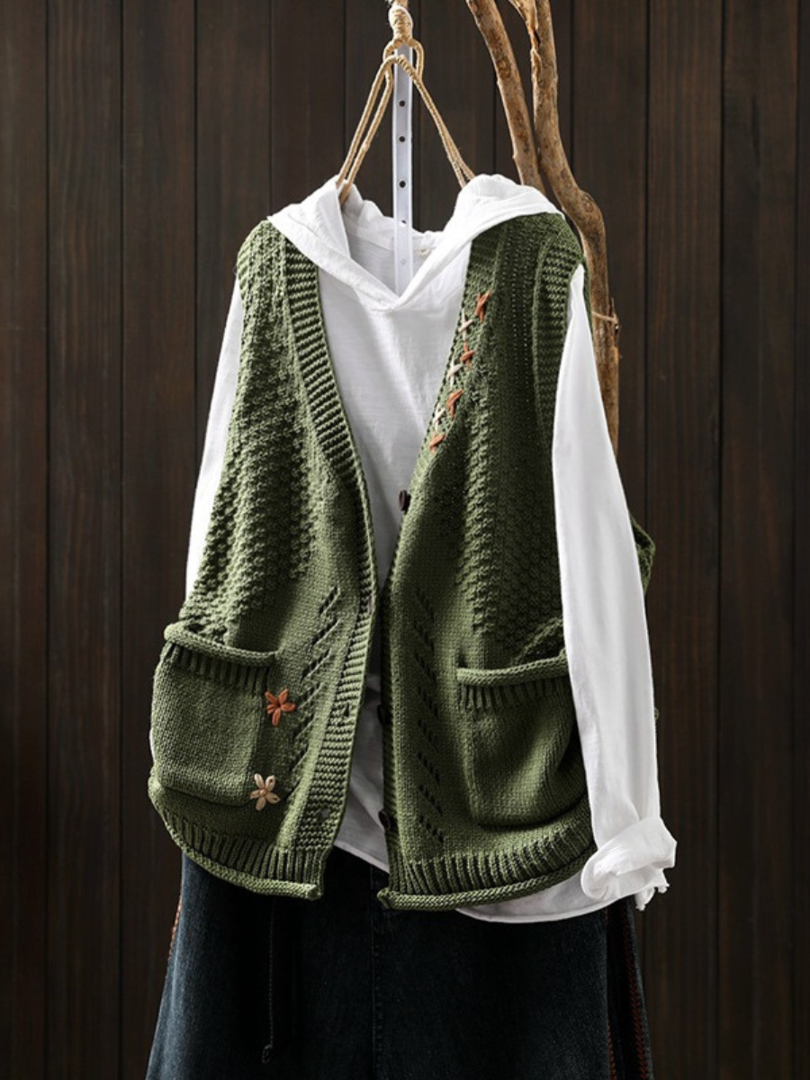 FLORIANNE™ - Knitted Vest | Last Day 80% Off!
