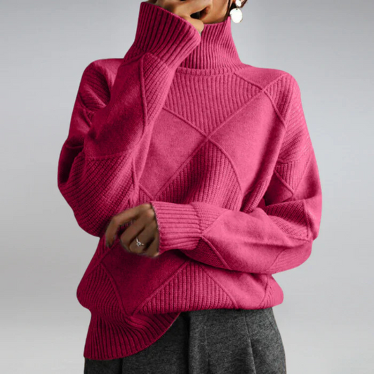 Lauren | Luxe Cashmere Turtleneck Sweater | Last Day 80% Off!