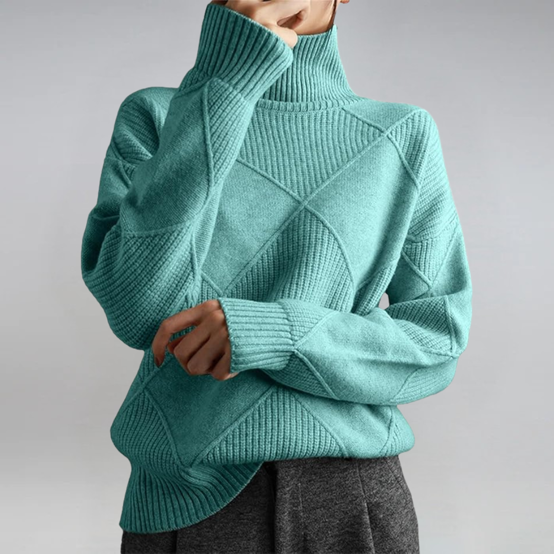 Lauren | Luxe Cashmere Turtleneck Sweater | Last Day 80% Off!
