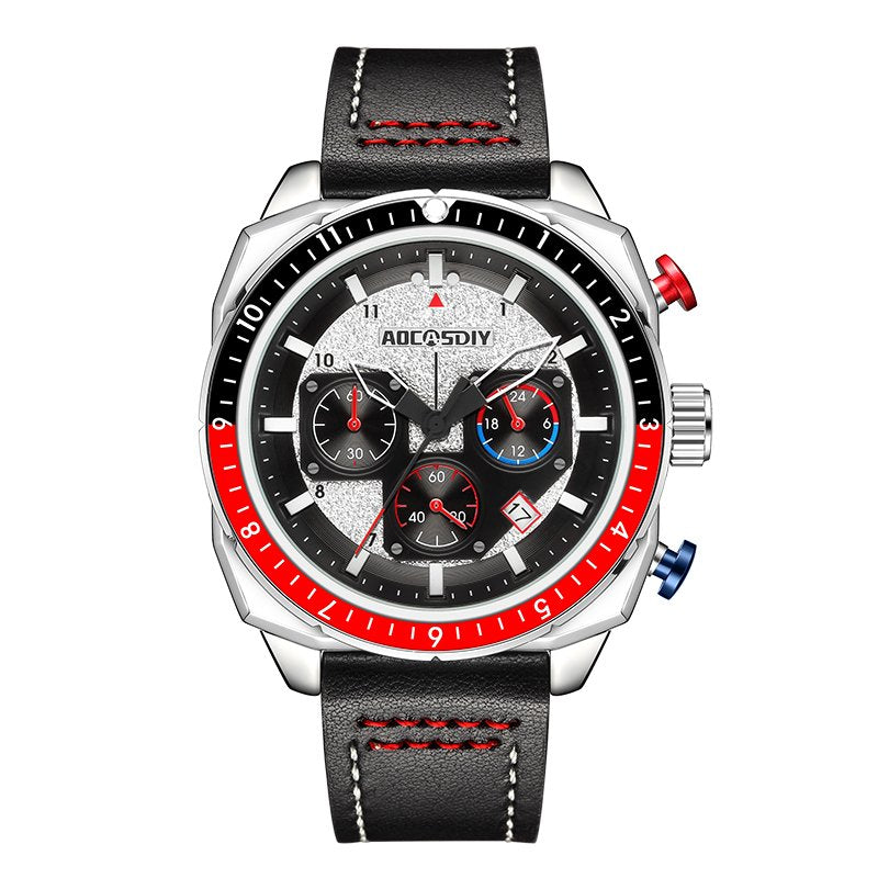 Luxury Quartz Sport Chronograph Watch™ - Wilson | Last Day 80% Off!