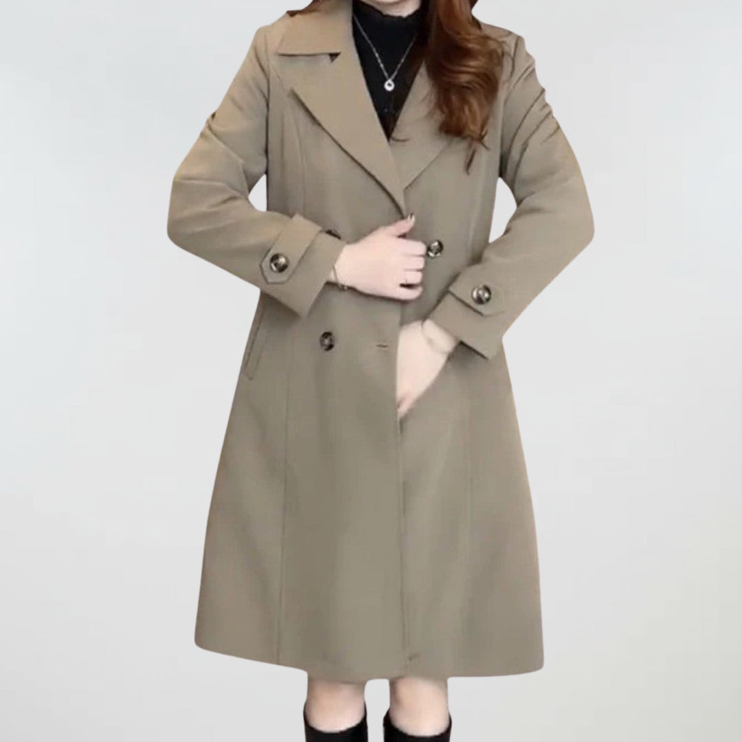 Rosehaven | Classic Longline Trench Coat | Last Day 80% Off!