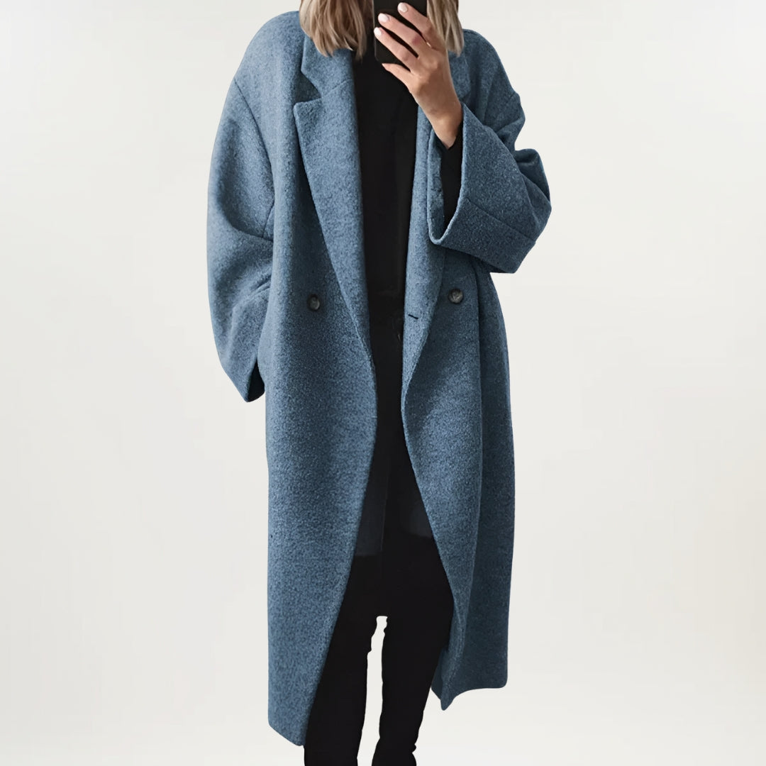 Eldham | Cosy Longline Overcoat | Last Day 80% Off!