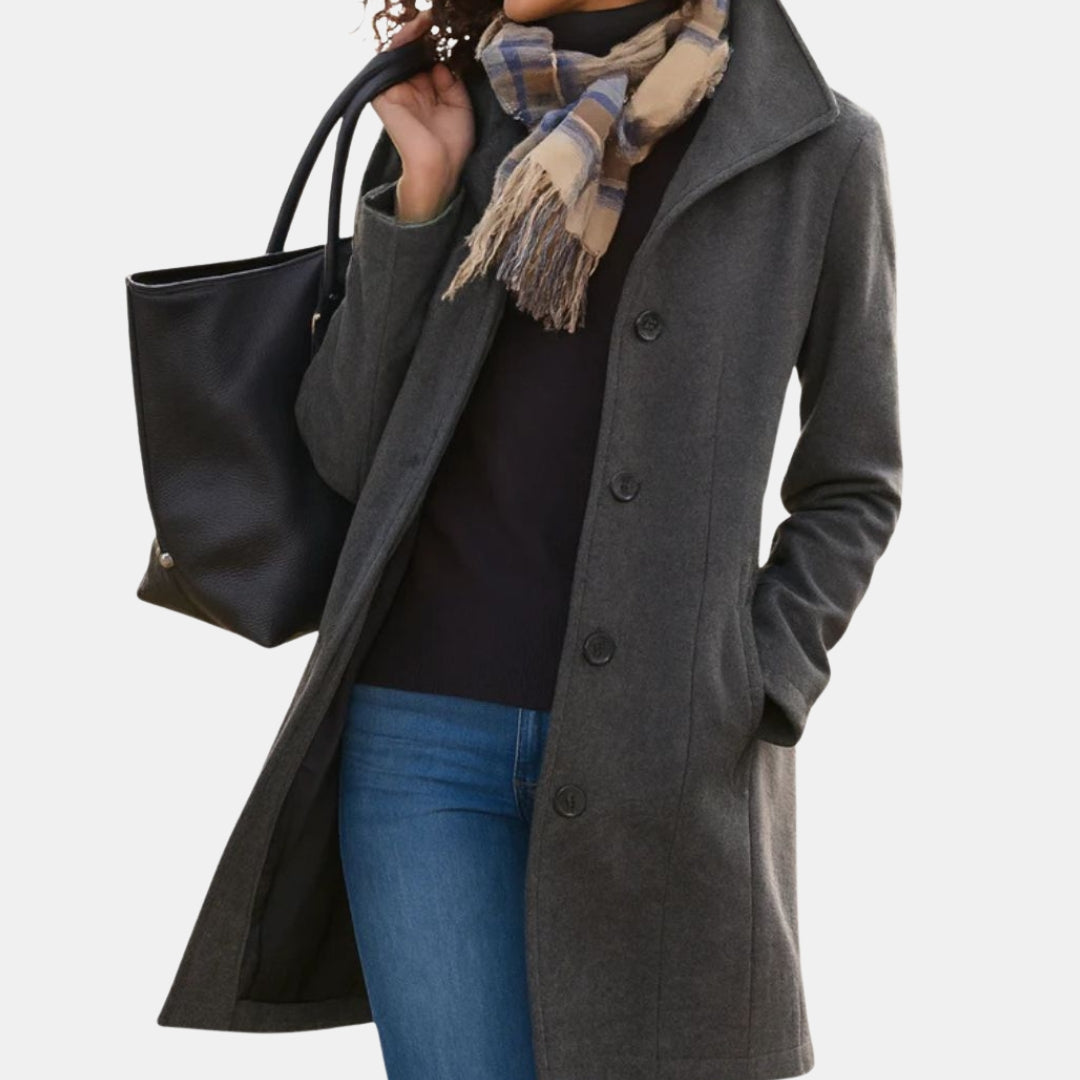 Elmsworth | Flattering Longline Coat | Last Day 80% Off!