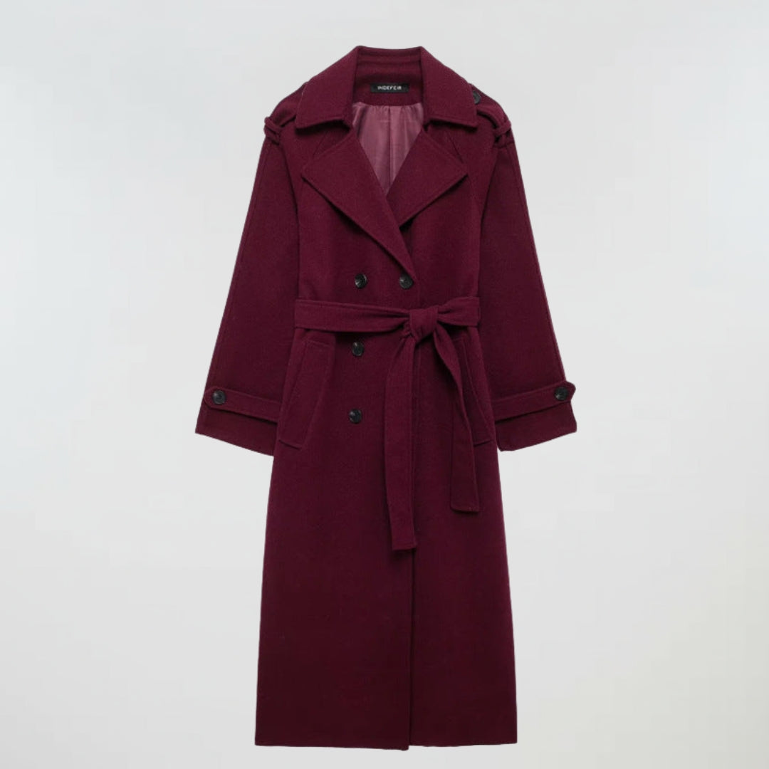 Rowenleigh | Longline Wool Overcoat | Last Day 80% Off!