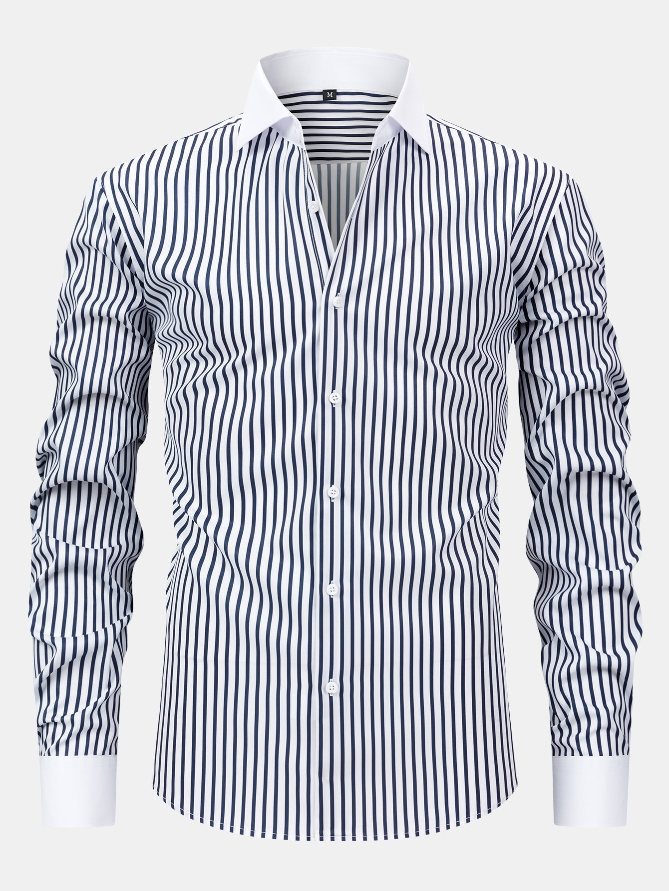 Non-Iron Striped Winchester Shirt & Slim Fit Tapered Trousers | Last day 80% off!