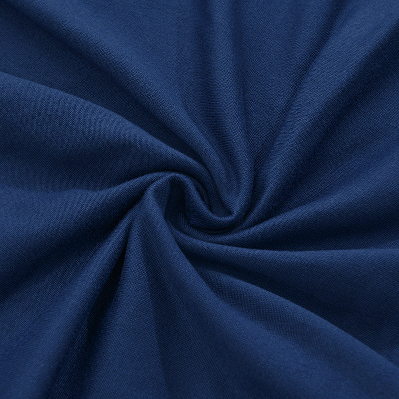 Men's Casual Colourblock Henley Collar Cotton Short Sleeve T-Shirt 53275107Y | Last day 80% off!