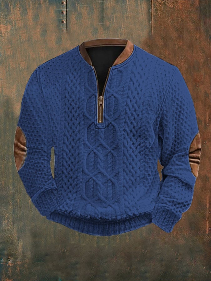 Men's Western Retro Textured Printed Sweatshirt Last Day 80% Off!