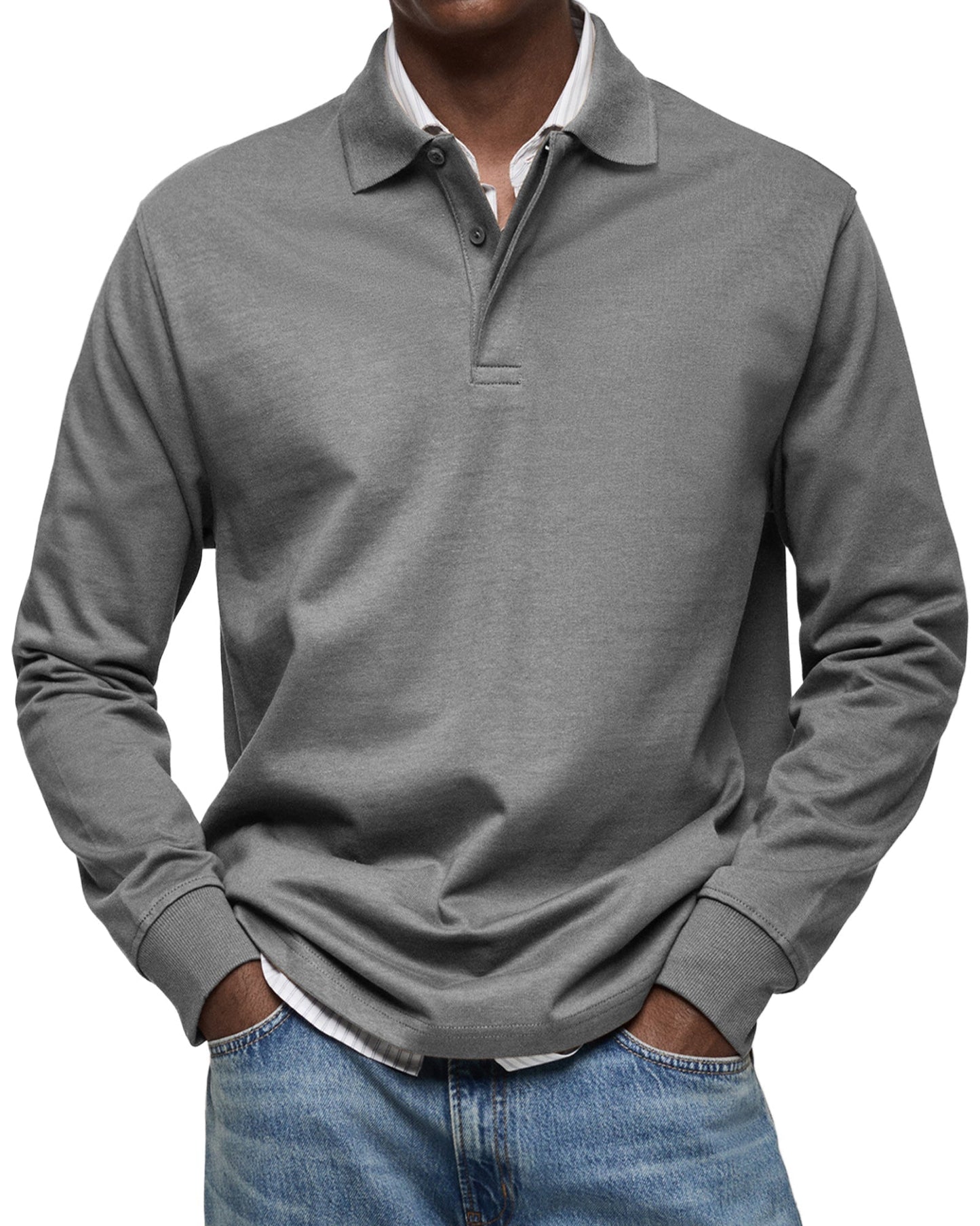 Marconelli | Luxury Polo With Long Sleeves | Last Day 80% Off!