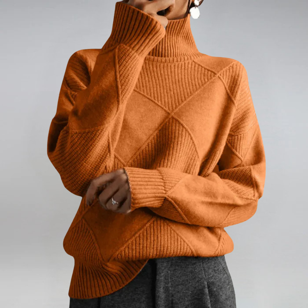 Lauren | Luxe Cashmere Turtleneck Sweater | Last Day 80% Off!