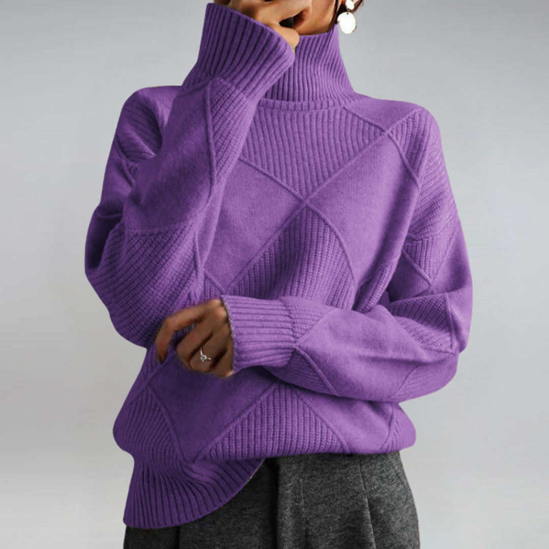 Lauren | Luxe Cashmere Turtleneck Sweater | Last Day 80% Off!