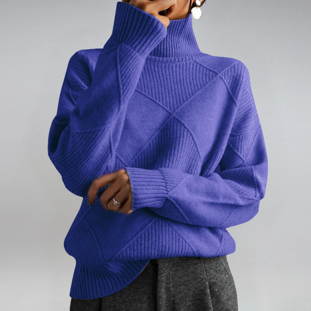 Lauren | Luxe Cashmere Turtleneck Sweater | Last Day 80% Off!