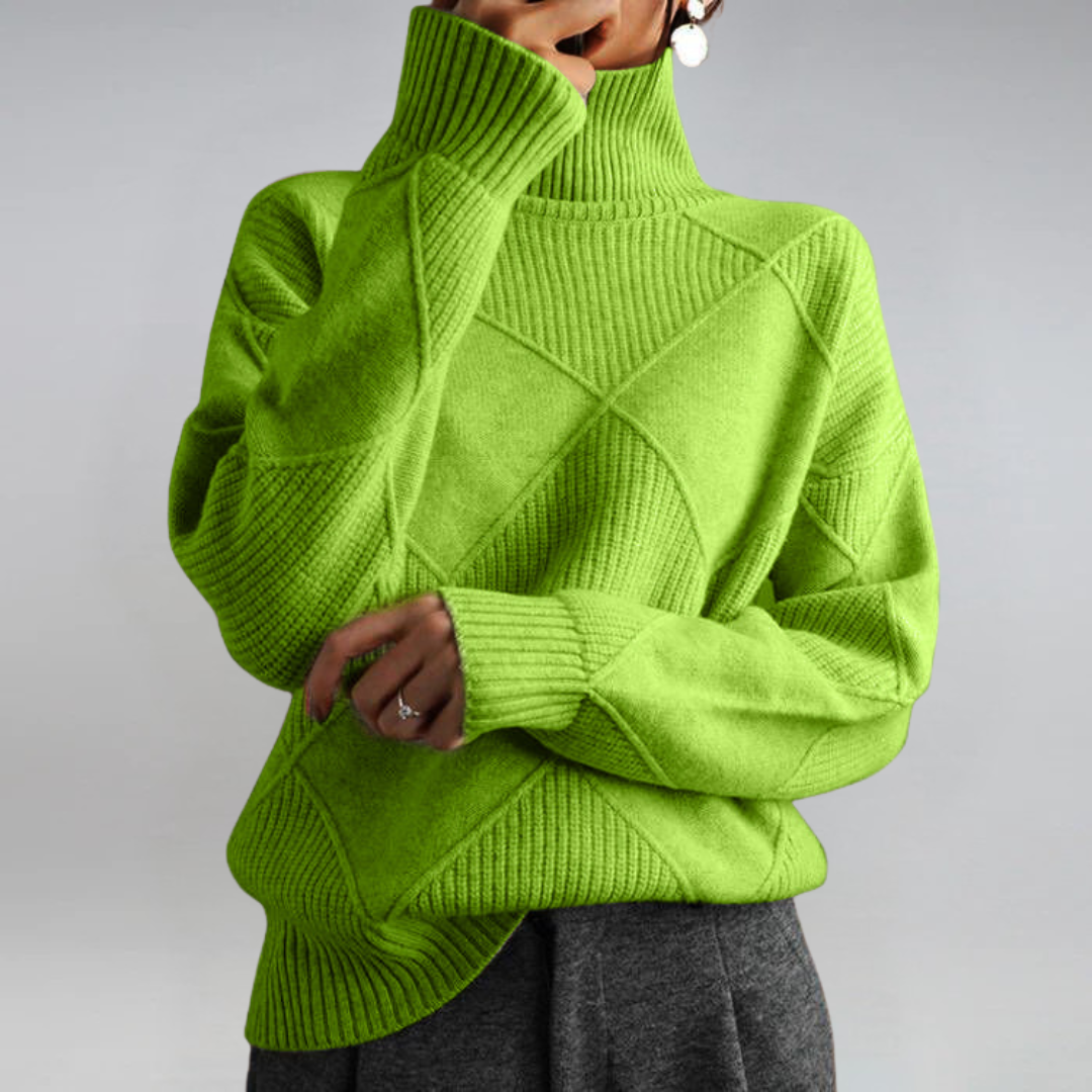 Lauren | Luxe Cashmere Turtleneck Sweater | Last Day 80% Off!