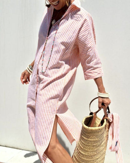 Marieke™ - Elegant Shirt Dress | Last Day 80% Off!