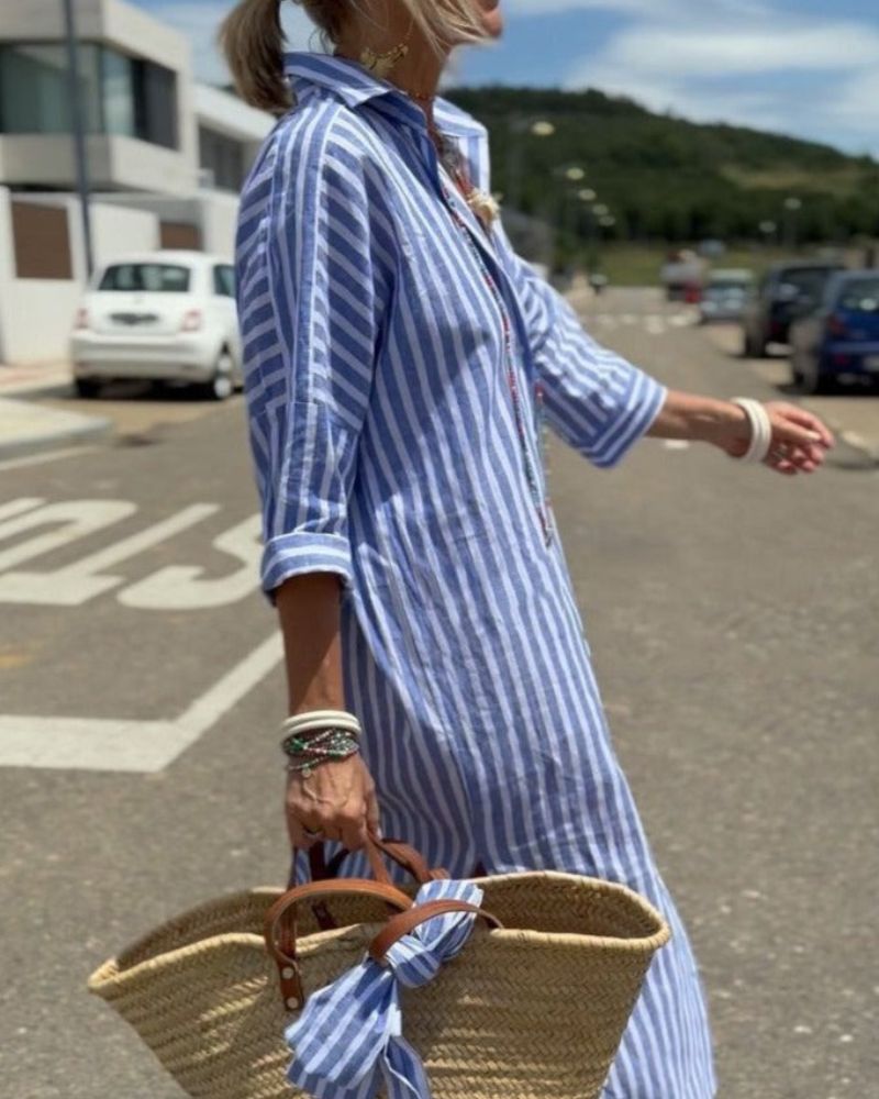 Marieke™ - Elegant Shirt Dress | Last Day 80% Off!