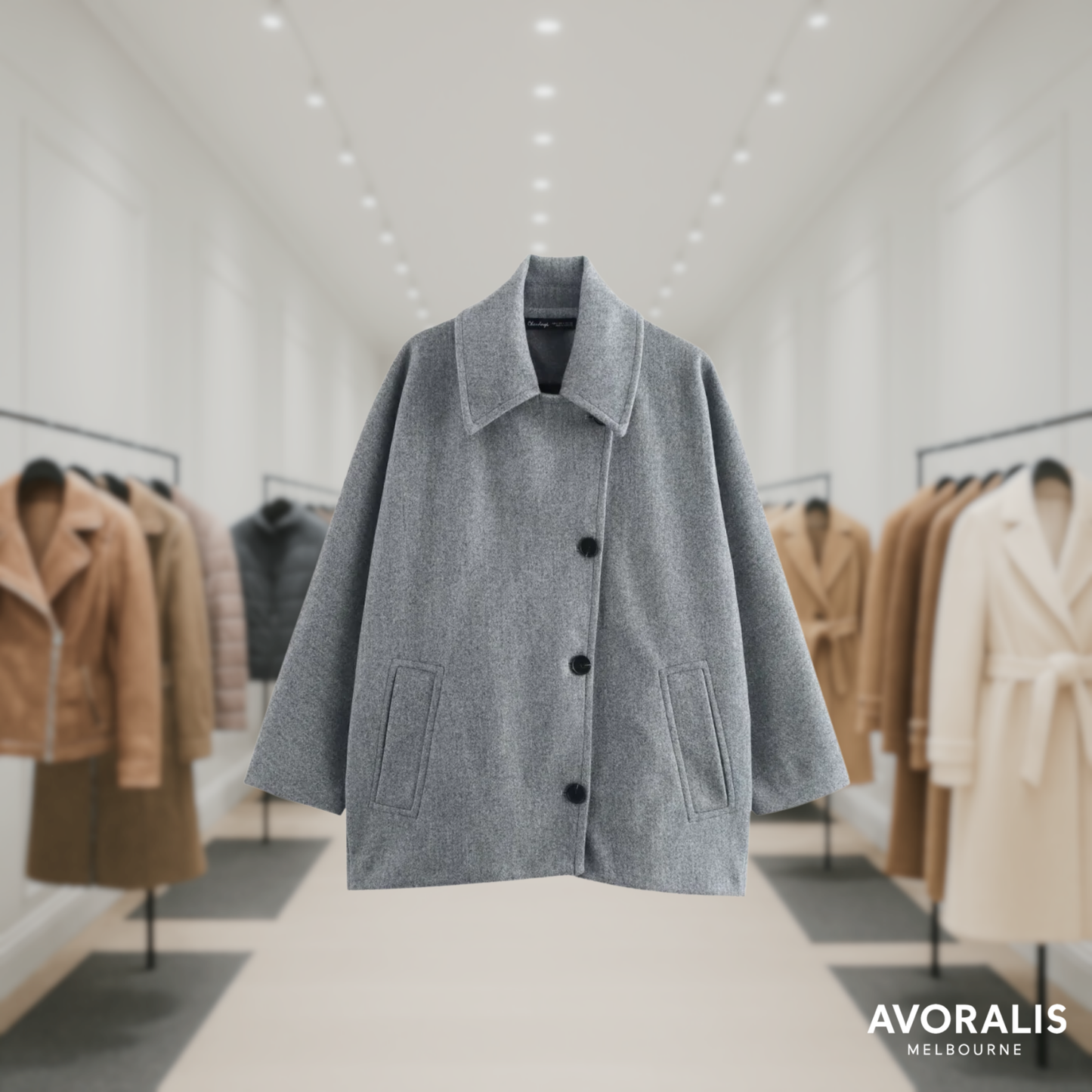 Nikkie Wool Coat | Stylish Warm Outerwear Last day 80% off!