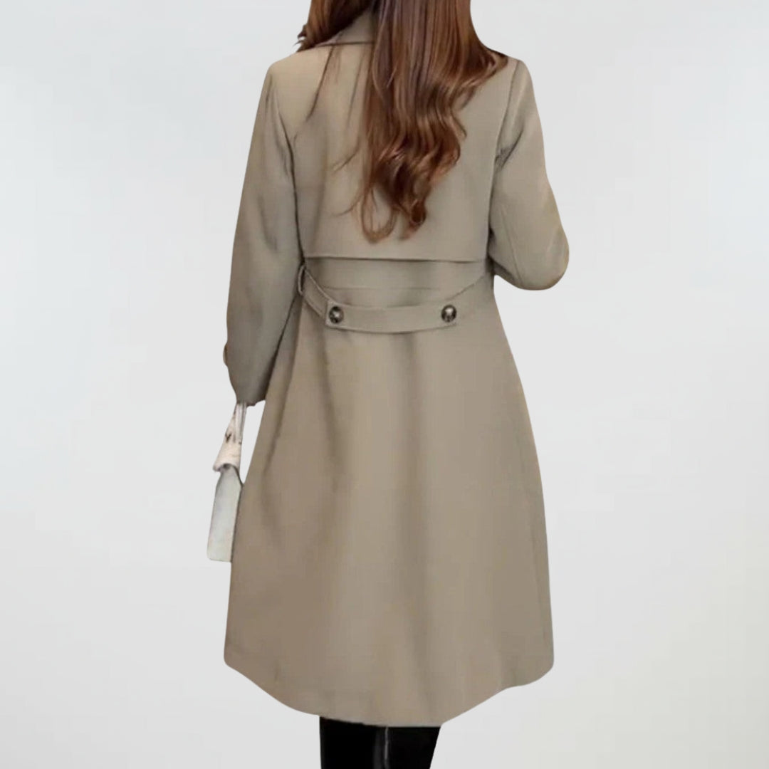 Rosehaven | Classic Longline Trench Coat | Last Day 80% Off!