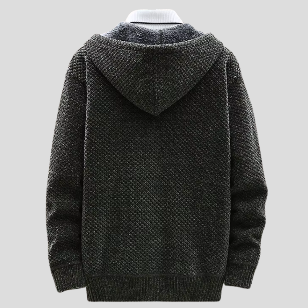 Kelvin - Nordic Knit Hoodie | Last Day 80% Off!