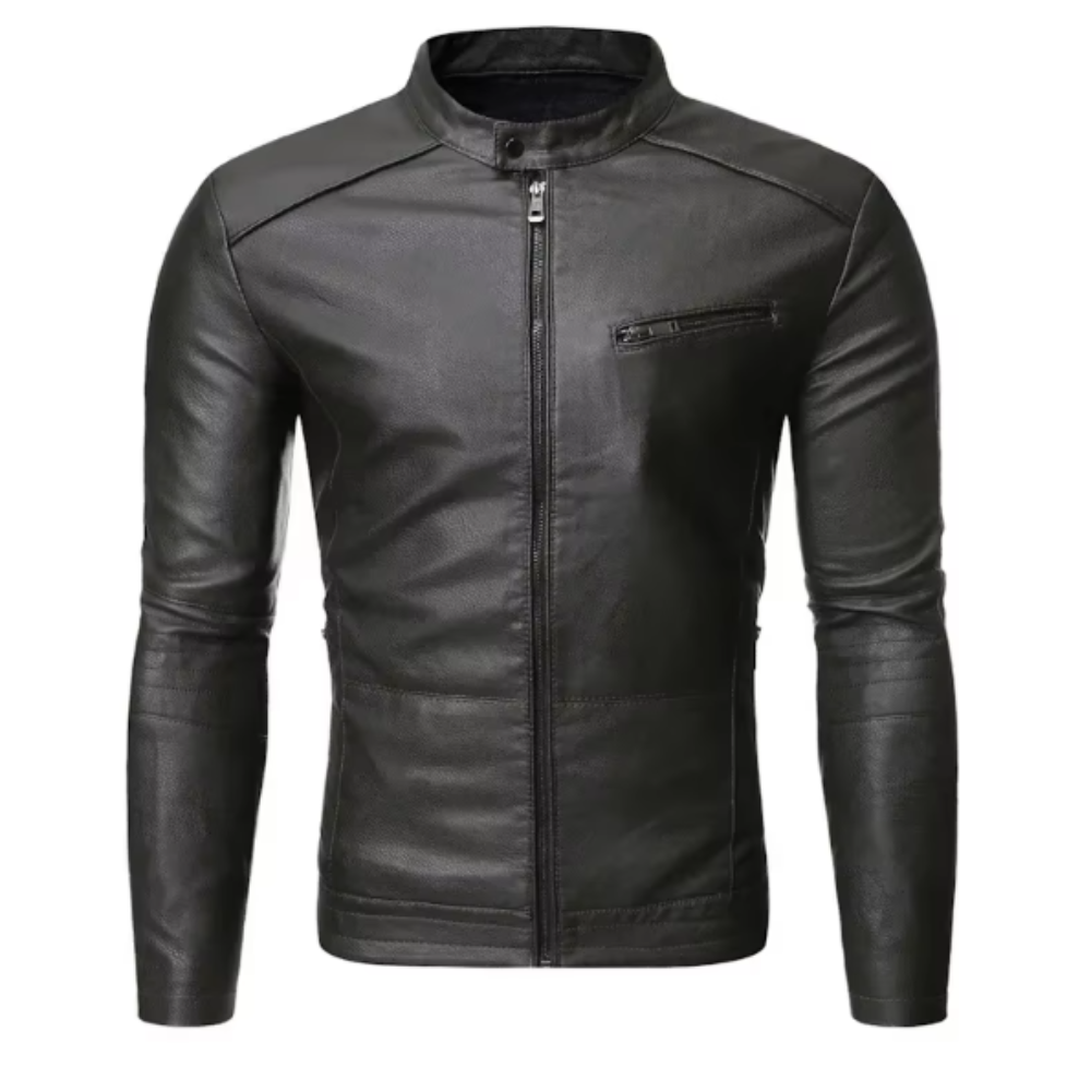 Elegant Leather Jacket | Last Day 80% Off!