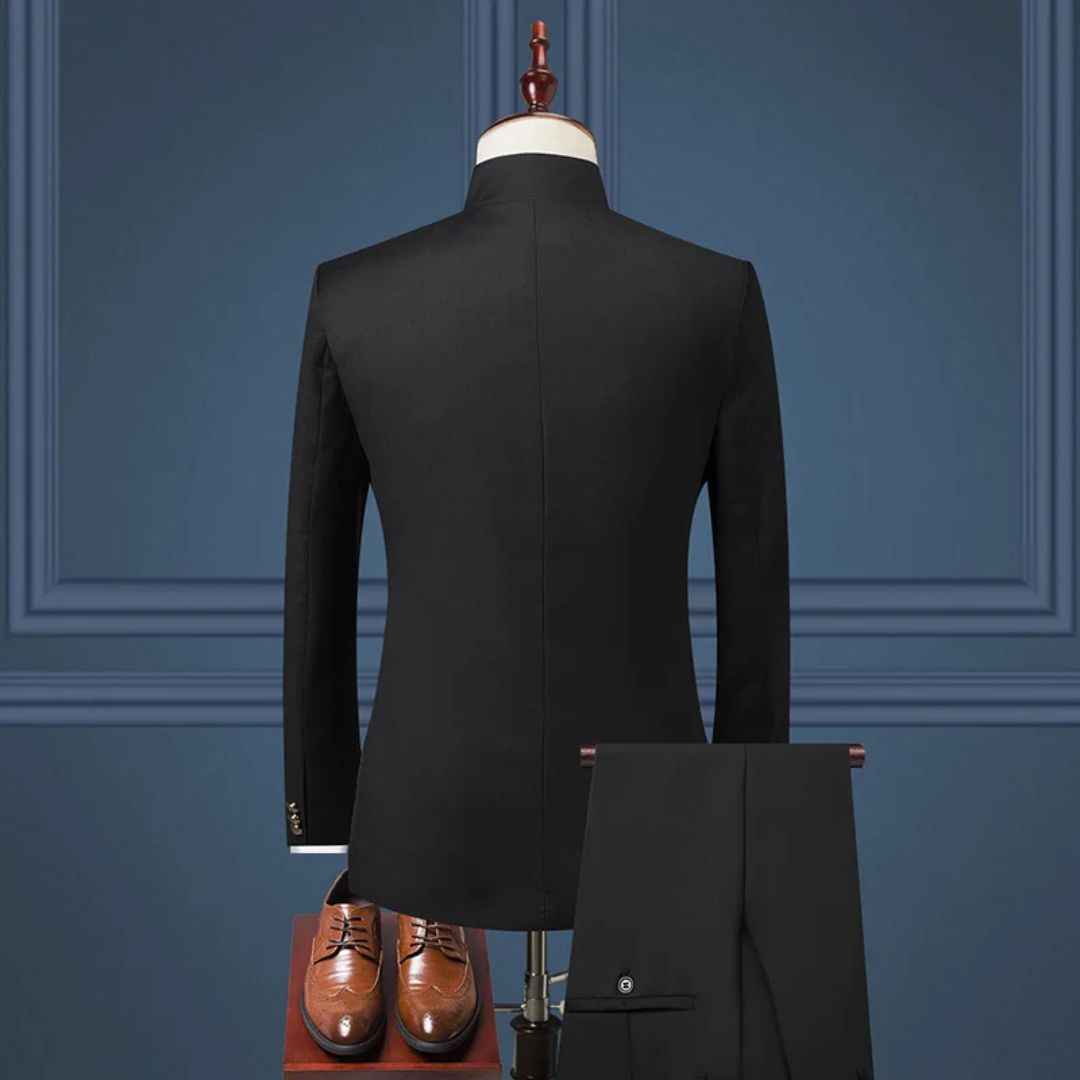 Men's Slim Fit 3-Piece Suit – Blazer, Waistcoat & Trousers Set Last Day 80% Off!