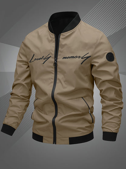 Harm | Casual Bomber Jacket with Long Sleeves | Last Day 80% Off!