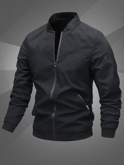 Harm | Casual Bomber Jacket with Long Sleeves | Last Day 80% Off!