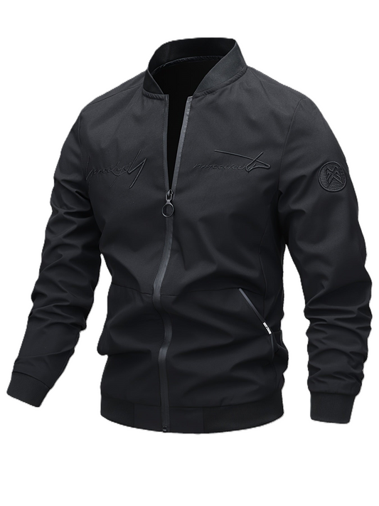 Harm | Casual Bomber Jacket with Long Sleeves | Last Day 80% Off!