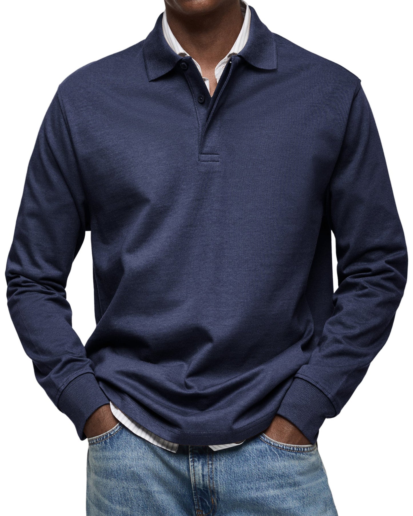 Marconelli | Luxury Polo With Long Sleeves | Last Day 80% Off!