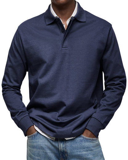 Marconelli | Luxury Polo With Long Sleeves | Last Day 80% Off!