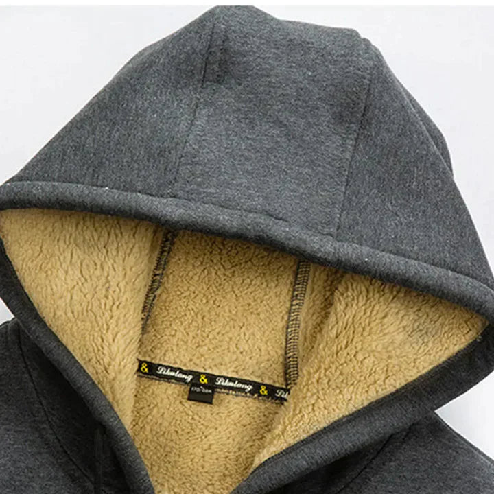 Gilben - Men's Winter Jacket with Hood and Fleece | Last day 80% off!