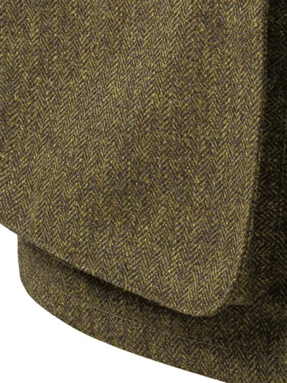 Men's Western Vintage Outdoor Hunting Zip Button Herringbone Casual Jacket Last day 80% off!